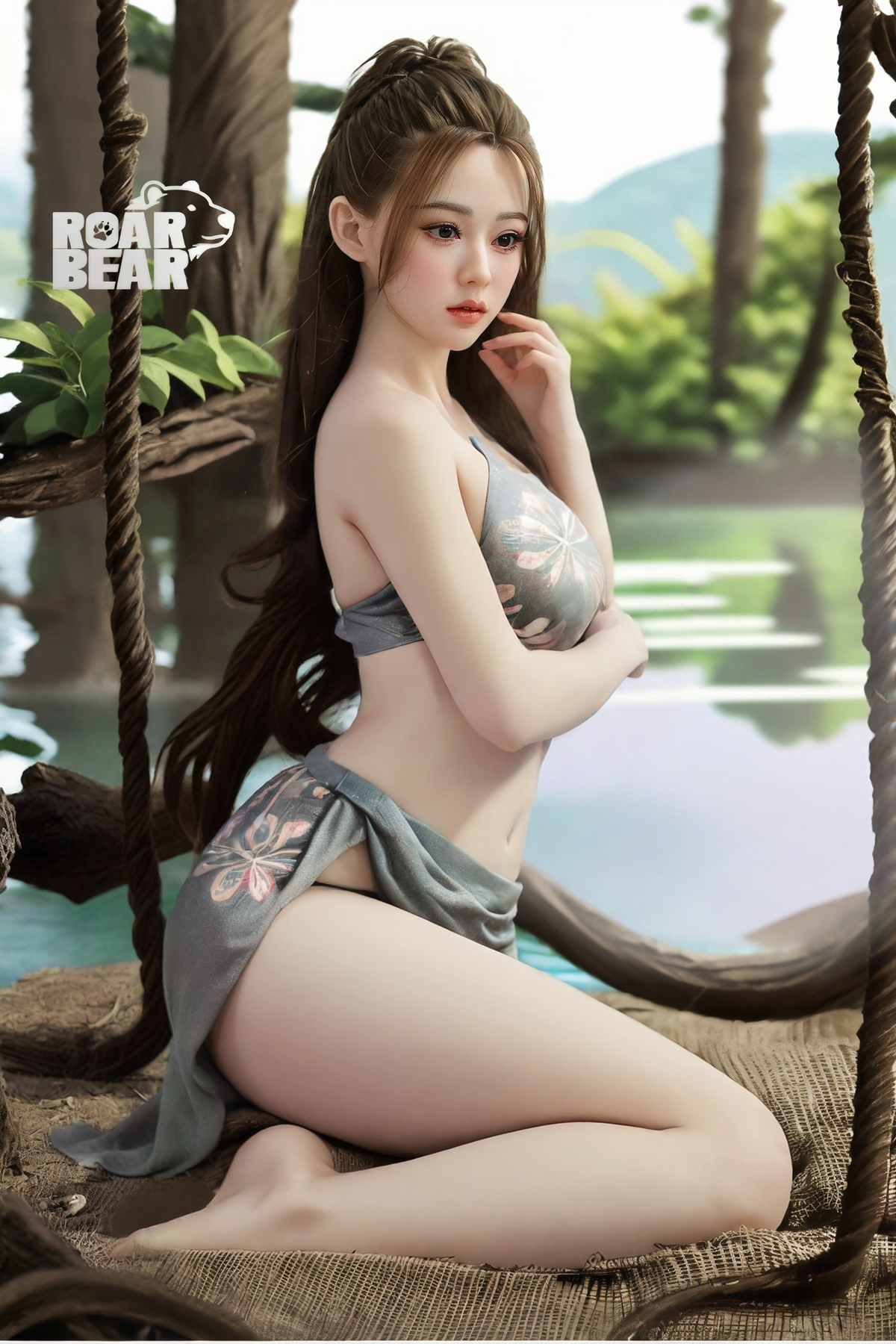 Roarbear 168cm Premium Silicone Real Doll – Full-Sized with Authentic Human Texture & Sensation-402