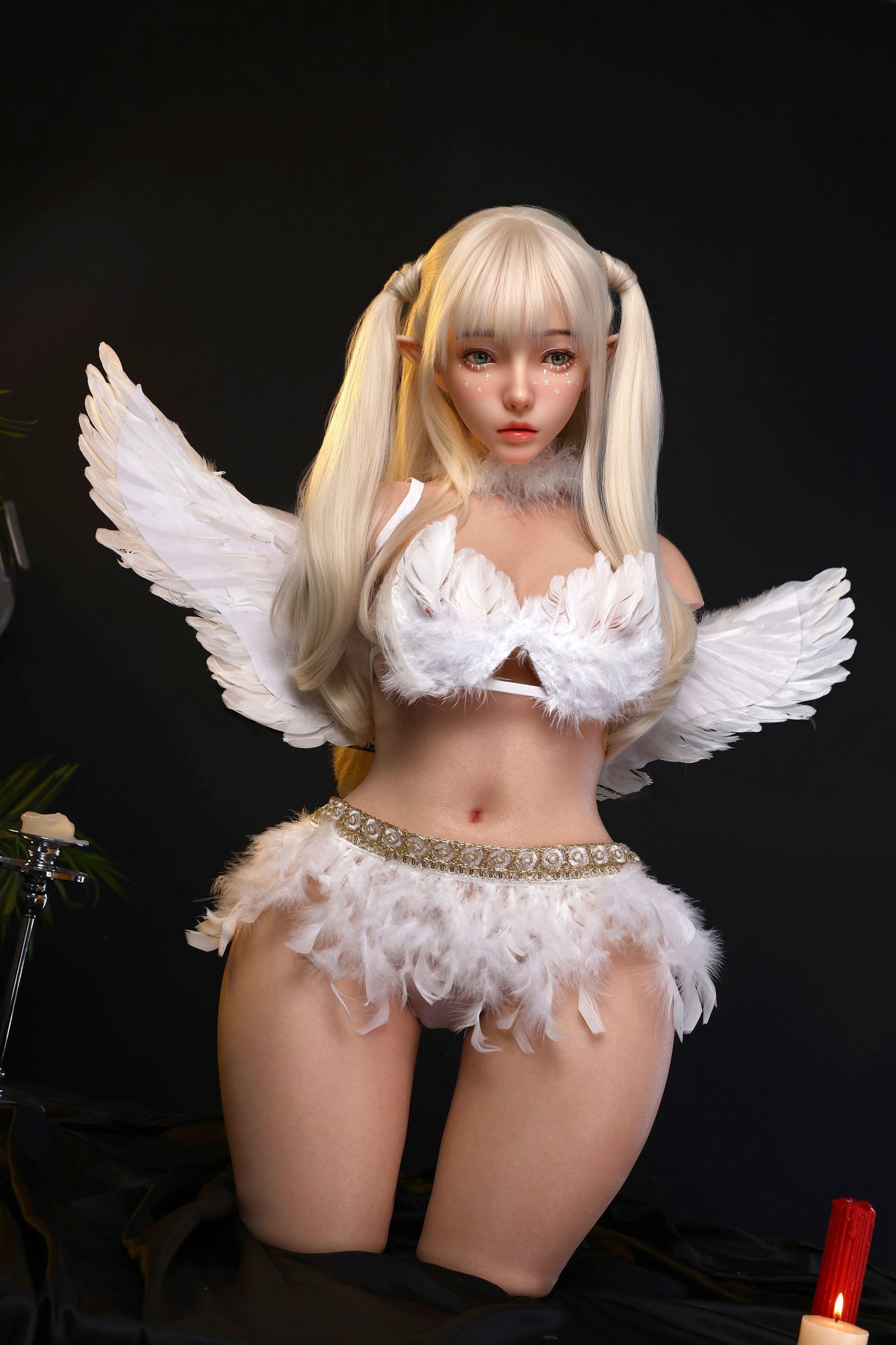 Realistic roaring bear-shaped sex doll, made of silicone material, featuring vaginal clamping and suction functions, moaning sound, and anatomically designed for adults.16-213