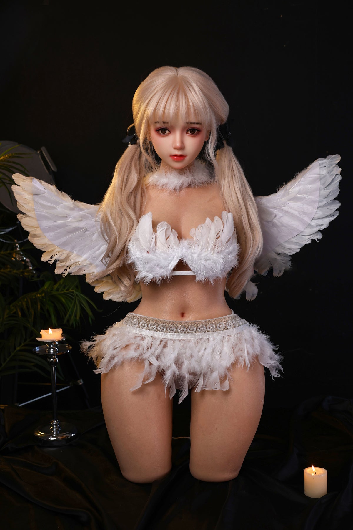 Realistic roaring bear-shaped sex doll, made of silicone material, featuring vaginal clamping and suction functions, moaning sound, and anatomically designed for adults.16-135
