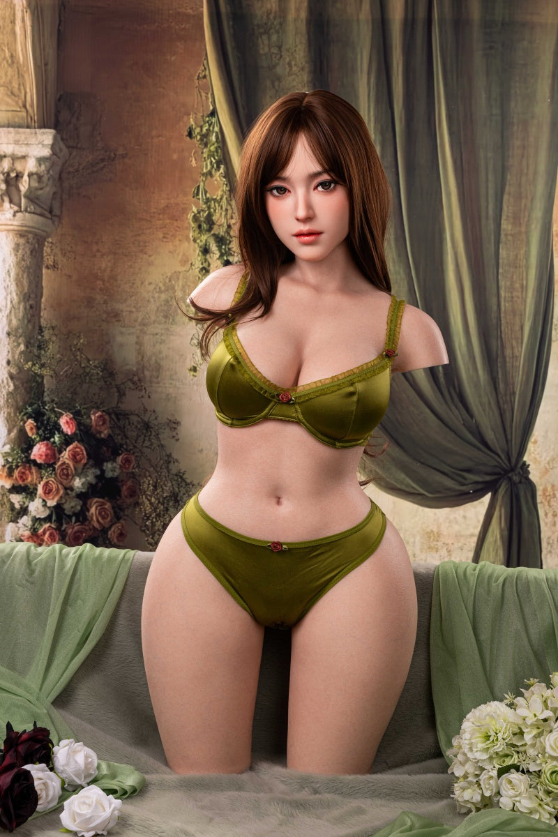 Realistic roaring bear-shaped sex doll, made of silicone material, featuring vaginal clamping and suction functions, moaning sound, and anatomically designed for adults.16-161