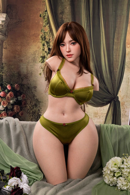 Realistic roaring bear-shaped sex doll, made of silicone material, featuring vaginal clamping and suction functions, moaning sound, and anatomically designed for adults.16-161